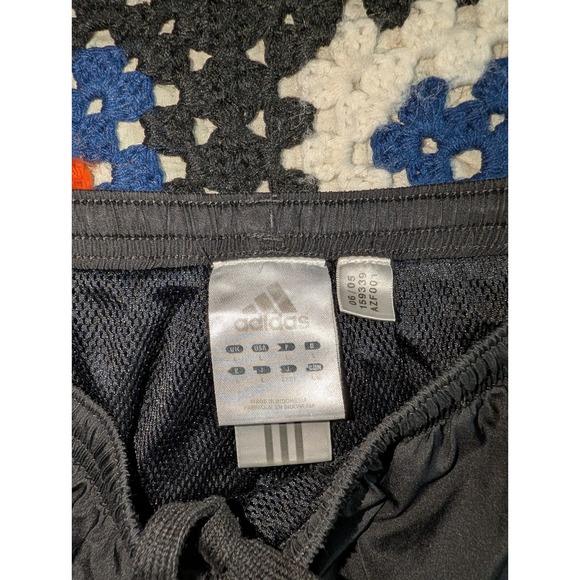 Adidas Polyester Track Pants Black Men's Large 2005 Y2K - Picture 7 of 13